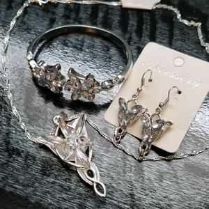 Lord of the rings Arwen Evanstar necklace bracelet